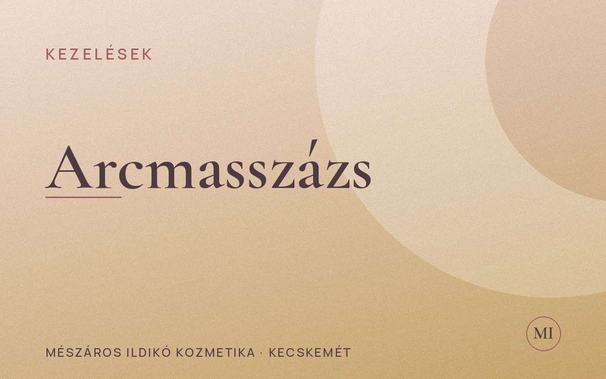 Arcmasszázs típusok: Kobidótól a nyirokdrenázsig